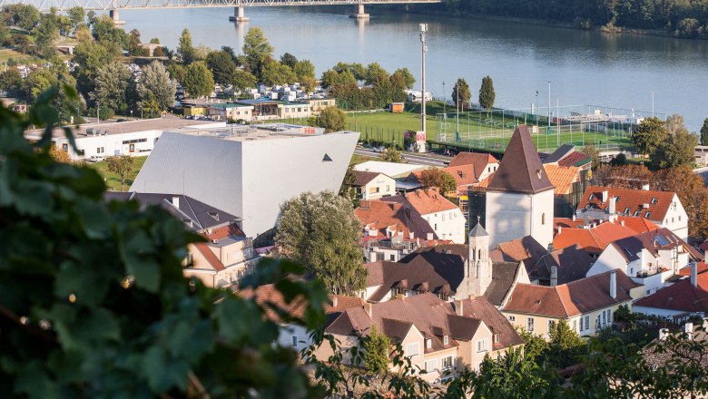 Landesgalerie NÖ Aerial view, © Kunstmeile Krems Loxpix